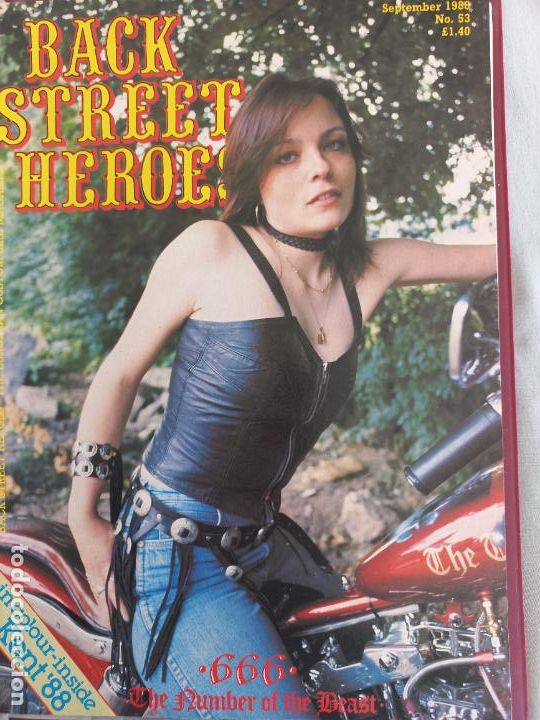 Carros e motociclos: BSH BACK STREET HEROES Issue No 53 SEPTEMBER 1988 THE EUROPEAN CUSTOM BIKE MAGAZINE CON POSTER MOTOS