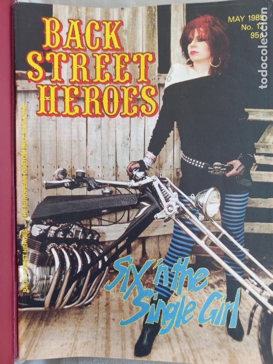 Carros e motociclos: BSH BACK STREET HEROES Issue No 13 may 85 THE EUROPEAN CUSTOM BIKE MAGAZINE CON POSTER MOTOS