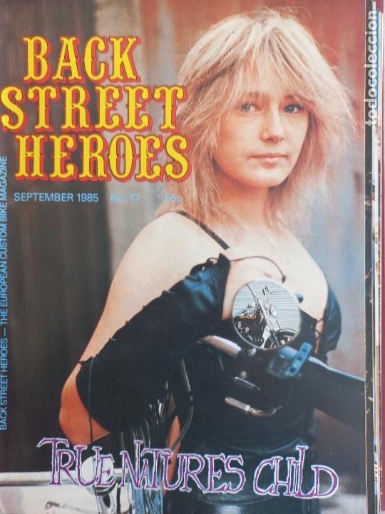 Carros e motociclos: BSH BACK STREET HEROES Issue No 17 SEPTEMBER 1985 THE EUROPEAN CUSTOM BIKE MAGAZINE CON POSTER MOTOS