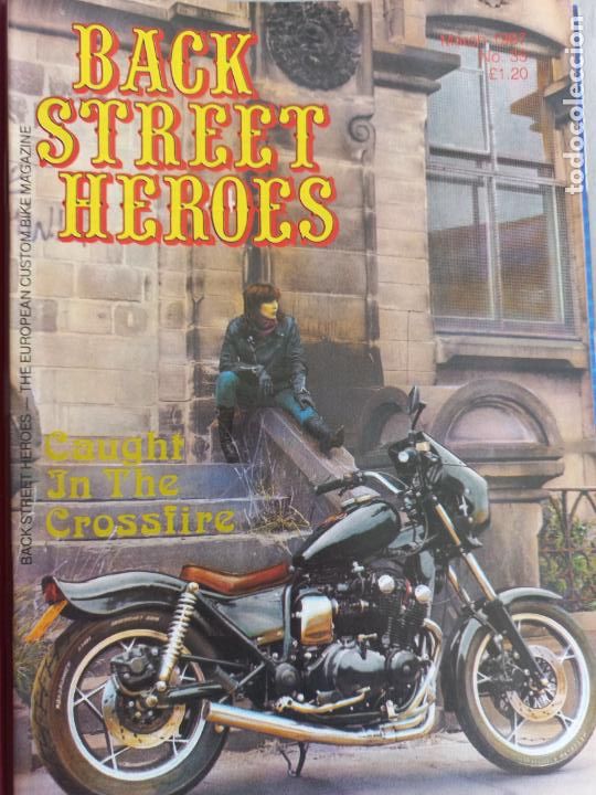 Carros e motociclos: BSH BACK STREET HEROES Issue No 35 march 1987 THE EUROPEAN CUSTOM BIKE MAGAZINE CON POSTER MOTOS