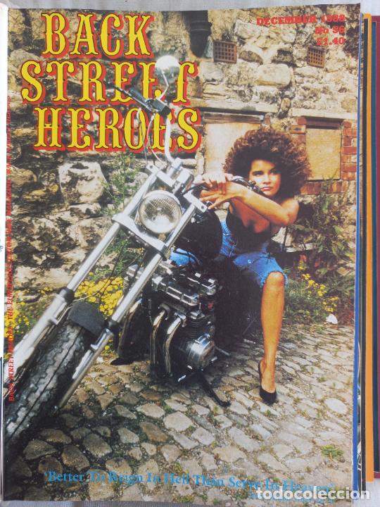 Carros e motociclos: BSH BACK STREET HEROES Issue No 56 DECEMBER 1988 THE EUROPEAN CUSTOM BIKE MAGAZINE CON POSTER MOTOS
