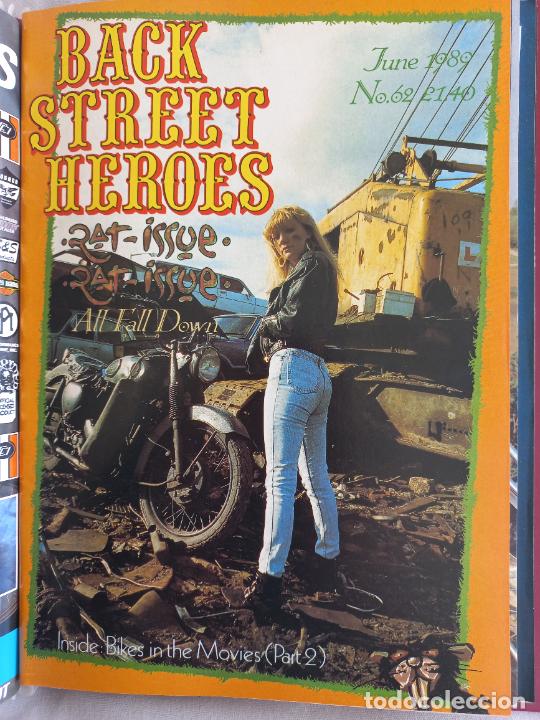 Carros e motociclos: BSH BACK STREET HEROES Issue No 62 JUNE 1989 THE EUROPEAN CUSTOM BIKE MAGAZINE CON POSTER MOTOS