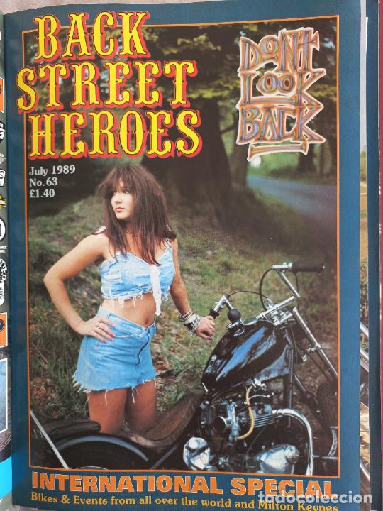 Carros e motociclos: BSH BACK STREET HEROES Issue No 63 JULY 1989 THE EUROPEAN CUSTOM BIKE MAGAZINE CON POSTER MOTOS