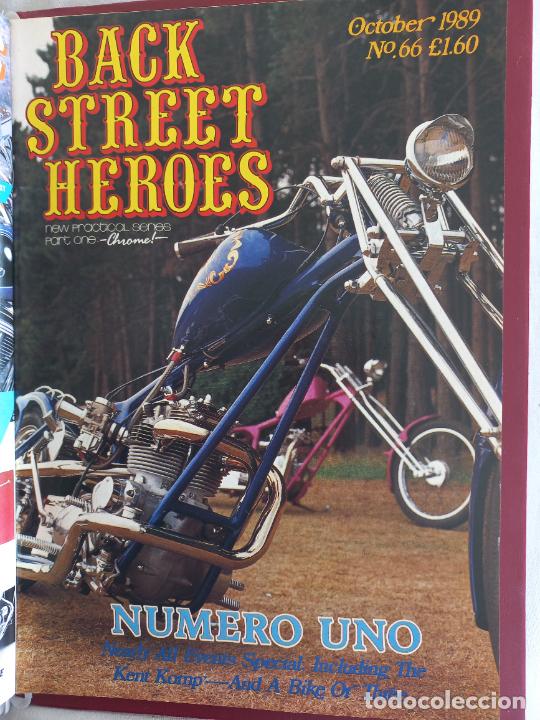 Carros e motociclos: BSH BACK STREET HEROES Issue No 66 OCTOBER 1989 THE EUROPEAN CUSTOM BIKE MAGAZINE REVISTA MOTOS