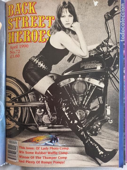 Voitures et Motocyclettes: BSH BACK STREET HEROES Issue No 72 APRIL 1990 THE EUROPEAN CUSTOM BIKE MAGAZINE CON POSTER MOTOS