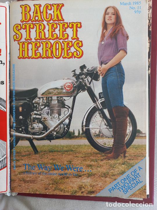 Voitures et Motocyclettes: BSH BACK STREET HEROES Issue No 11 MARCH 1985 THE EUROPEAN CUSTOM BIKE MAGAZINE CON POSTER MOTOS