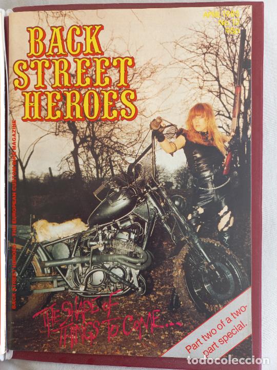Voitures et Motocyclettes: BSH BACK STREET HEROES Issue No 12 APRIL 1985 THE EUROPEAN CUSTOM BIKE MAGAZINE CON POSTER MOTOS