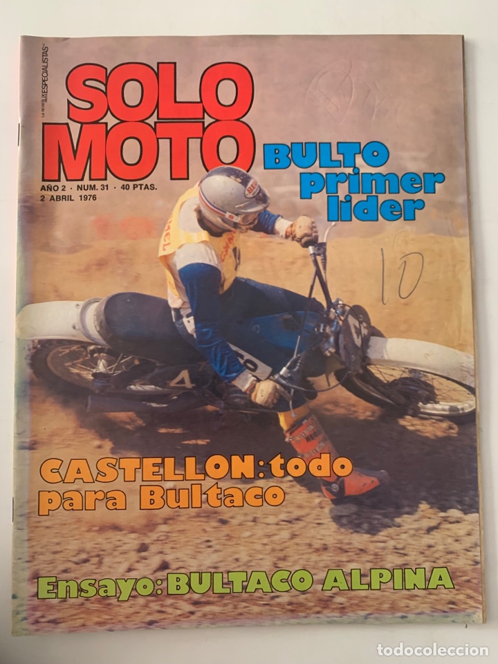 Voitures et Motocyclettes: Revista solo Moto a&ntilde;o 2 n&uacute;mero 31