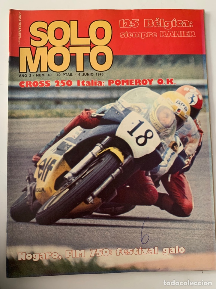 Voitures et Motocyclettes: Revista solo Moto a&ntilde;o 2 n&uacute;mero 40