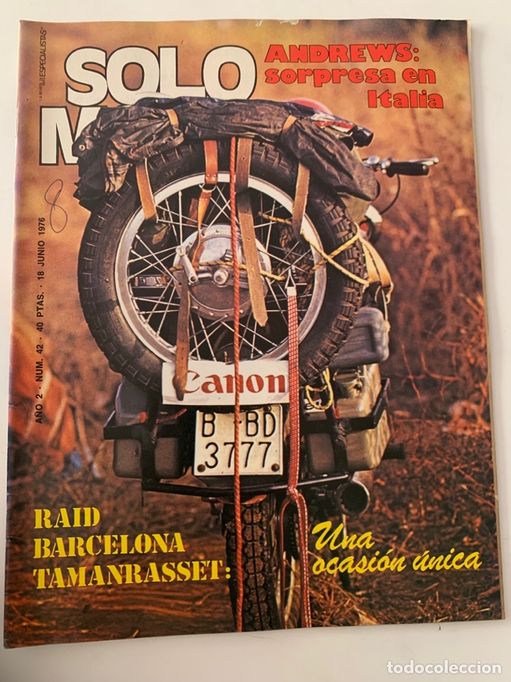 Voitures et Motocyclettes: Revista solo Moto a&ntilde;o 2 n&uacute;mero 42