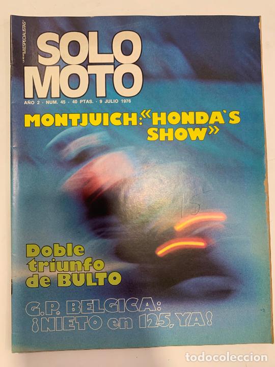 Voitures et Motocyclettes: revista solo moto a&ntilde;o 2 numero 45