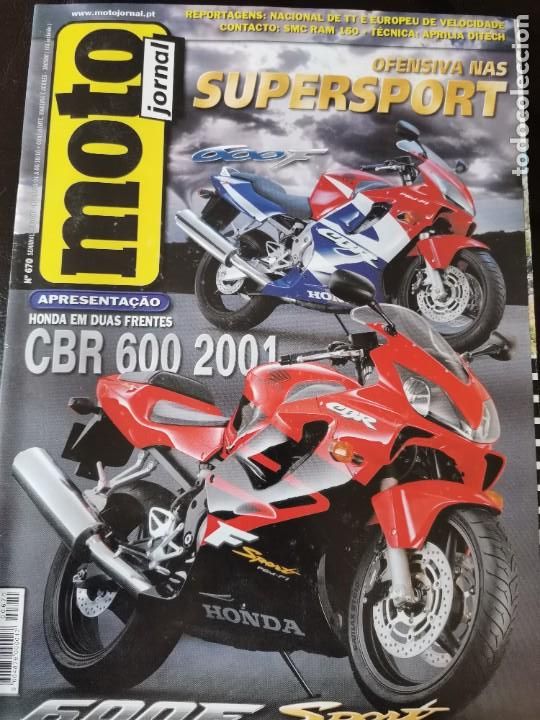 Cars and Motorcycles: 2000 REVISTA MOTO JORNAL - NACIONAL DE TT - EUROPEU DE VELOCIDADE - CBR 600 2001