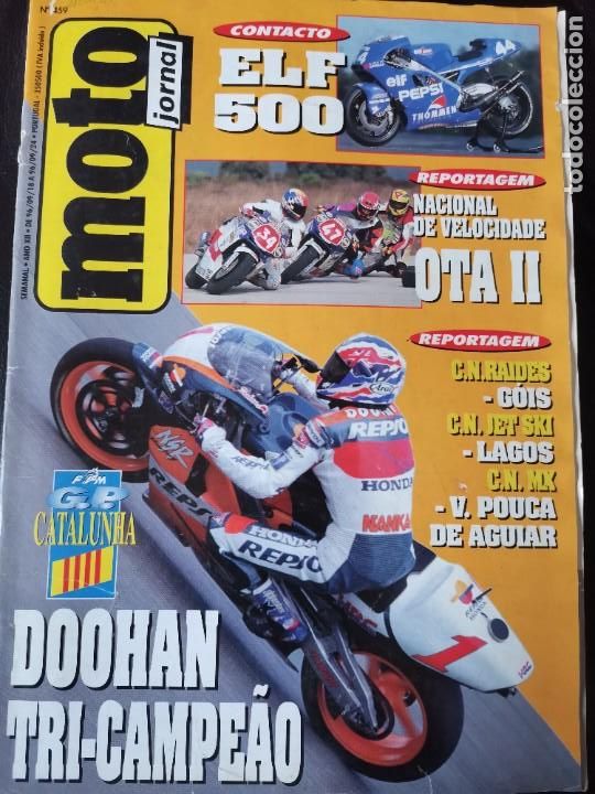 Cars and Motorcycles: 1996 REVISTA MOTO JORNAL - ELF 500 - NACIONAL DE VELOCIDADE OTA II - DOOHAN TRI CAMPE&Atilde;O