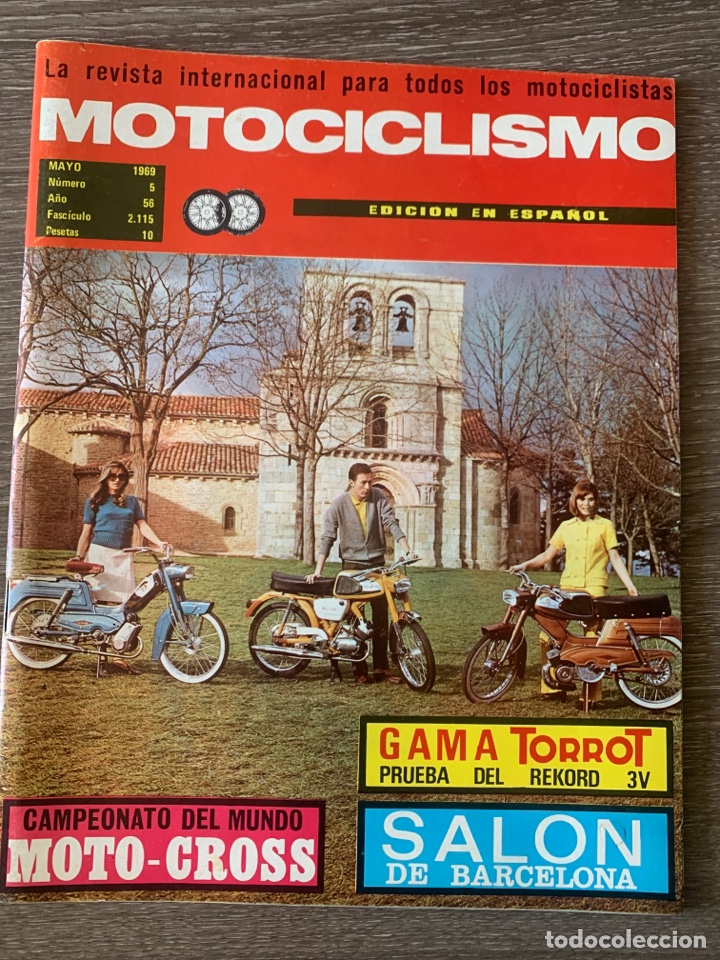 Cars and Motorcycles: Revista motociclismo mayo 1969 prueba Torrat rekord 3V
