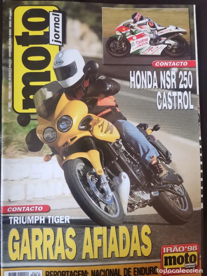 Autos und Motorr&auml;der: 1999 REVISTA MOTO JORNAL -HONDA NSR 250 CASTROL - TRIUMPH TIGER