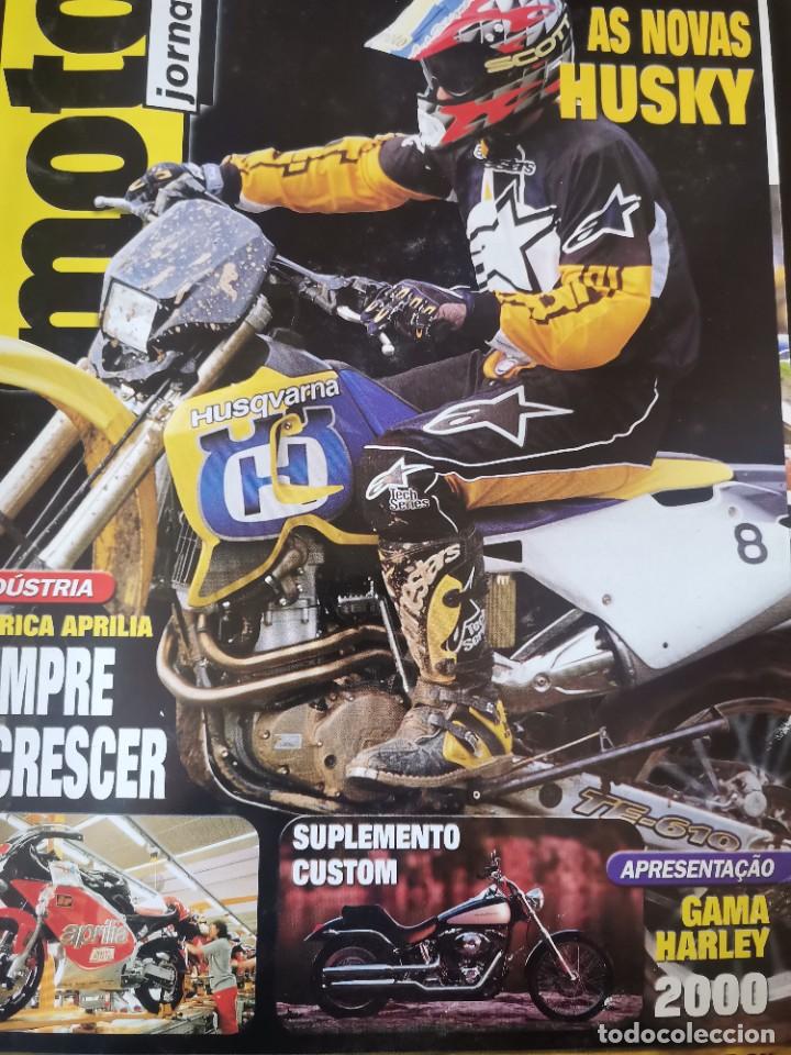 Autos und Motorr&auml;der: 1999 REVISTA MOTO JORNAL - HUSQVARNA - FABRICA APRILIA - GAMA HARLEY 2000 - COMPLEMENTO CUSTOM