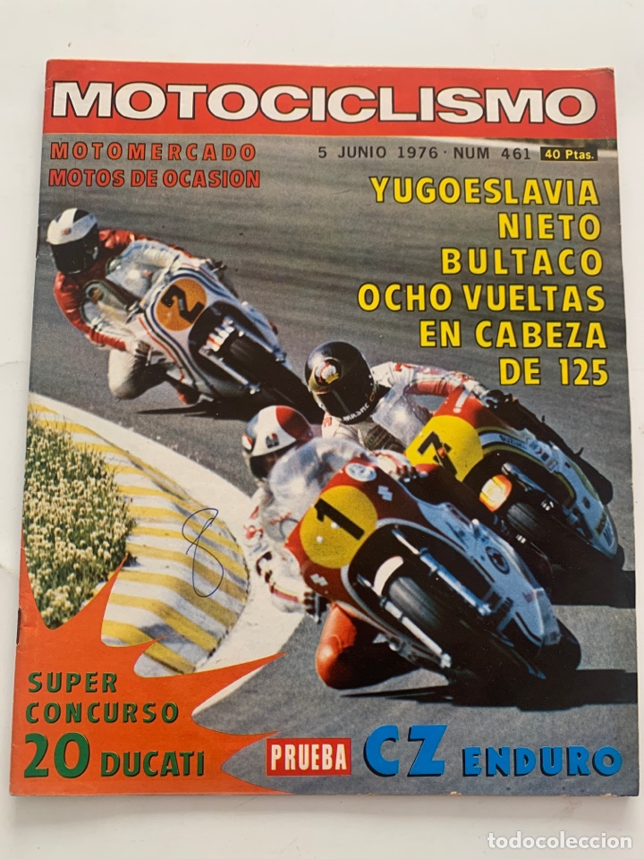 Autos und Motorr&auml;der: Revista motociclismo 461 prueba CZ 250 enduro