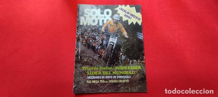 Voitures et Motocyclettes: Solo Moto N&ordm; 200