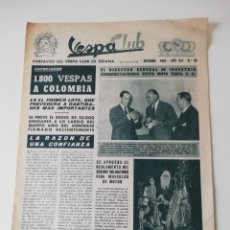 Coches y Motocicletas: REVISTA VESPA CLUB Nº 101 NOVIEMBRE 1965. Lote 340502783