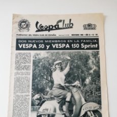 Coches y Motocicletas: REVISTA VESPA CLUB Nº 88 OCTUBRE 1964. Lote 340503113