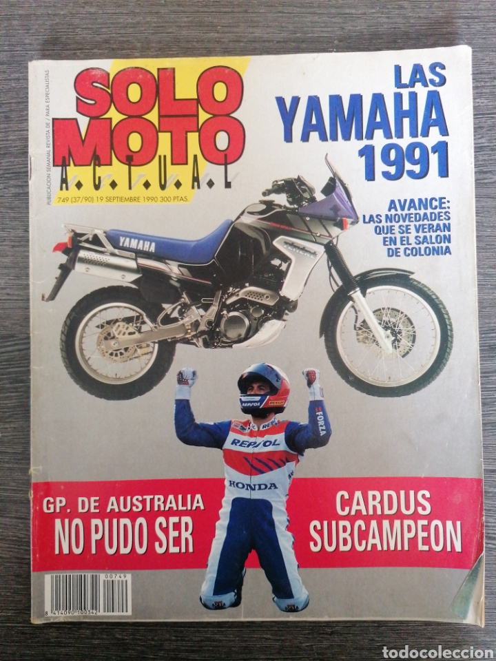 Autos und Motorr&auml;der: SOLO MOTO ACTUAL N.&ordm; 749 1990 HUSQVARNA CR 125 / SALON COLONIA / GP AUSTRALIA