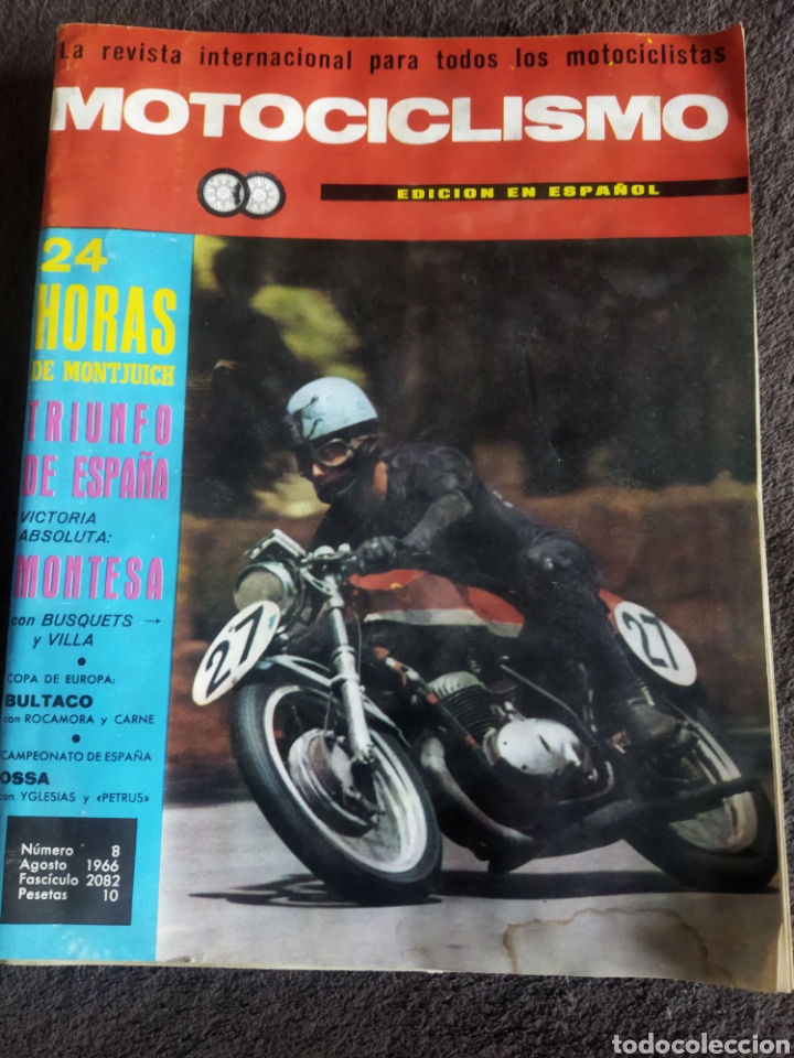 Voitures et Motocyclettes: Vespa ,Motociclismo , agosto 1965 , n&deg;8
