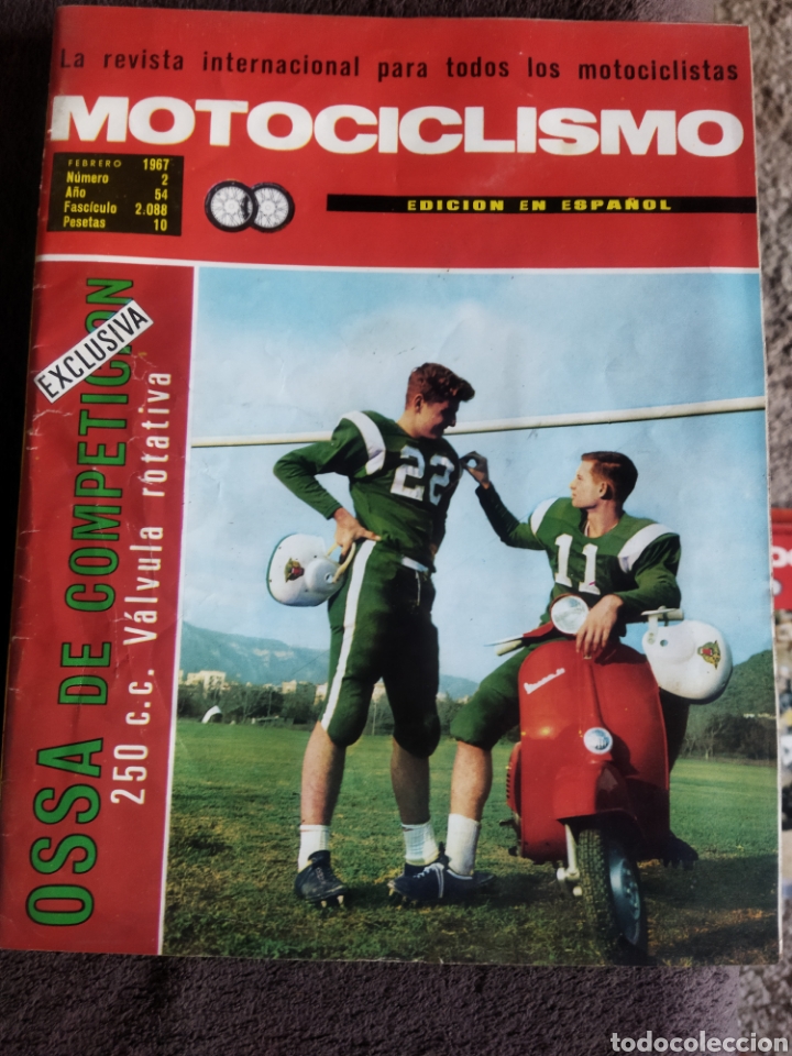 Voitures et Motocyclettes: Vespa ,Motociclismo , febrero 1967 , n&deg; 2 , ver descripci&oacute;n