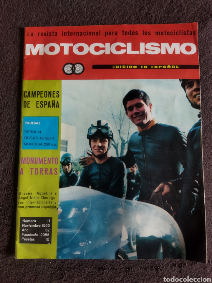 Cars and Motorcycles: Vespa ,Motociclismo , noviembre 1966 , n&deg;11, la revista internacional para todos los motoristas