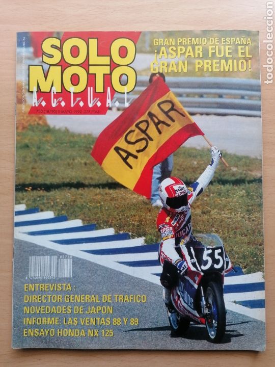 Autos und Motorr&auml;der: SOLO MOTO ACTUAL 730 1990 HONDA NX 125, ASPAR, LAS MOTOS M&Aacute;S VENDIDAS. MU&Ntilde;OZ MEDINA