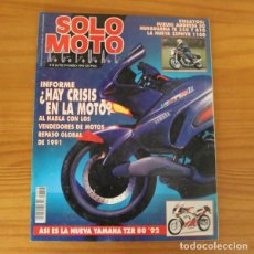 Coches y Motocicletas: SOLO MOTO ACTUAL 818, ENERO 1992. SUZUKI ADDRESS 50, YAMAHA TZR 80, ZEPHYR 1100…