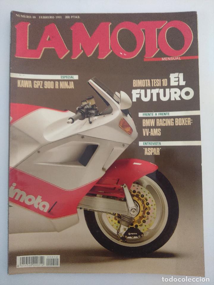 Voitures et Motocyclettes: REVISTA LA MOTO N&ordm;10/KAWA GPZ 900 R NINJA/POSTER DOBLE INDIAN.