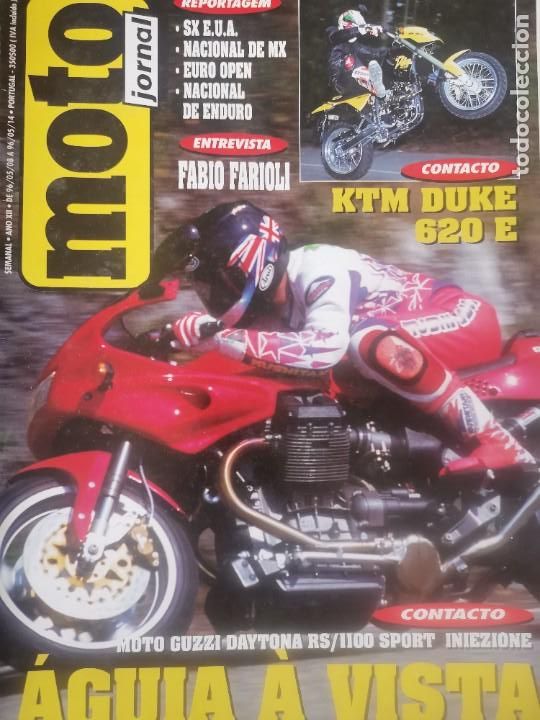 Coches y Motocicletas: 1996 REVISTA MOTO JORNAL - KTM DUKE 620 E - MOTO GUZZI DAYTONA RS/1100 SPORT INIEZIONE