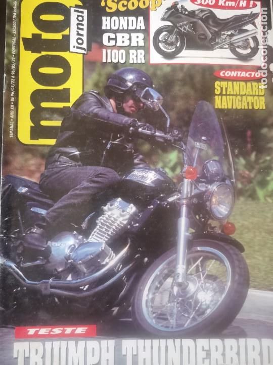 Autos und Motorr&auml;der: 1996 REVISTA MOTO JORNAL - HONDA CBR 1100 RR - TESTE TRIUMPH THUNDERBIRD