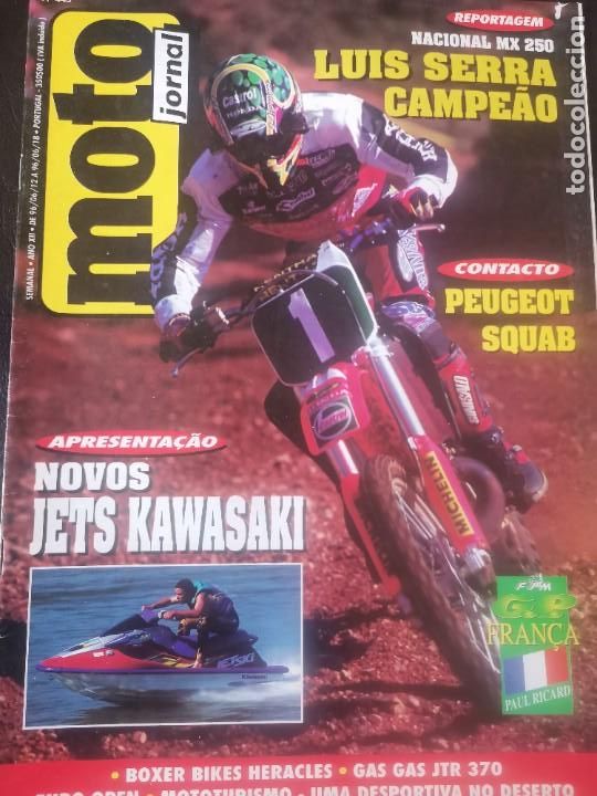 Coches y Motocicletas: 1996 REVISTA MOTO JORNAL - NACIONAL MX 250 - PEUGEOT SQUAB - GAS GAS JTR 370
