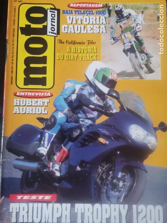 Autos und Motorr&auml;der: 1996 REVISTA MOTO JORNAL - BAJA TELECEL 1000 - HISTORIA DWL DIRT TRACK - TRIUMPH TROPHY 1200