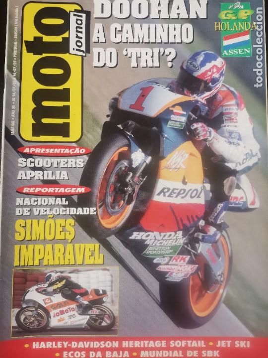 Autos und Motorr&auml;der: 1996 REVISTA MOTO JORNAL - SCOOTERS APRILIA - NACIONAL DE VELOCIDADE - HARLEY HERITAGE SOFTAIL