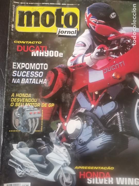 Autos und Motorr&auml;der: 2001 REVISTA MOTO JORNAL - DUCATI MH900 E - HONDA SILVER WING - HONDA MOTOR DE GP