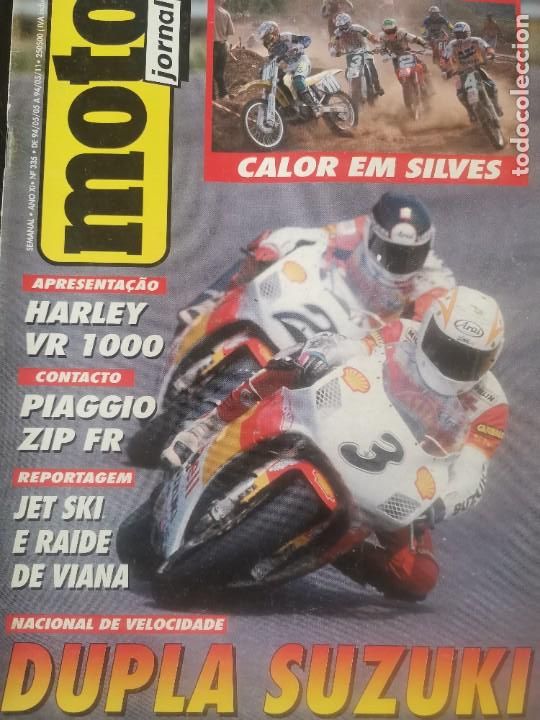 Autos und Motorr&auml;der: 1994 REVISTA MOTO JORNAL - NACIONAL MOTOCROSS - HARLEY VR 1000 - PIAGGIO ZIP FR -NACIONAL VELOCIDADE