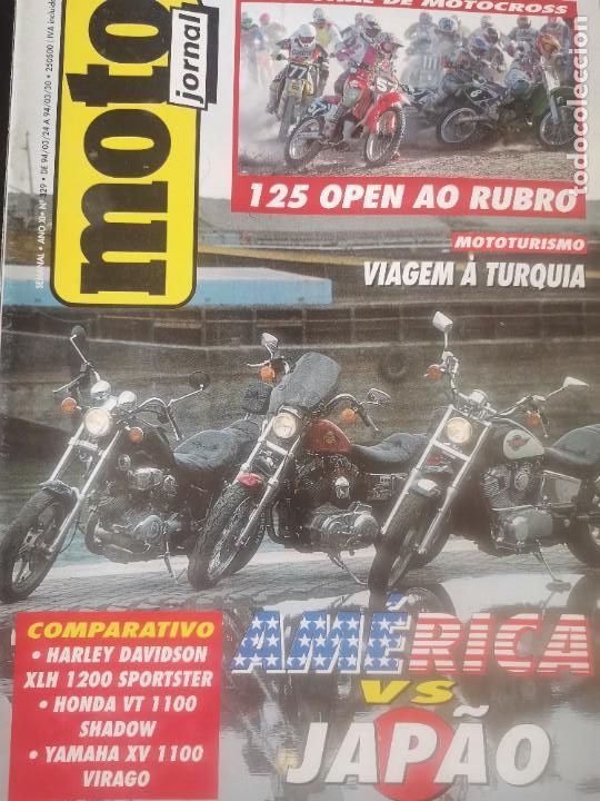Autos und Motorr&auml;der: 1994 REVISTA MOTO JORNAL - NACIONAL DE MOTOCROSS - HARLEY XLH 1200 SPORSTER - HONDA VT 1100
