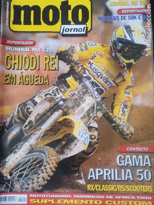Autos und Motorr&auml;der: 1999 REVISTA MOTO JORNAL - GAMA APRILIA 59 - MUNDIAL MX 125 - SUPLEMENTO CUSTOMS
