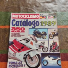 Coches y Motocicletas: REVISTA MOTOCICLISMO CATALOGO AÑO 1989. Lote 349974614