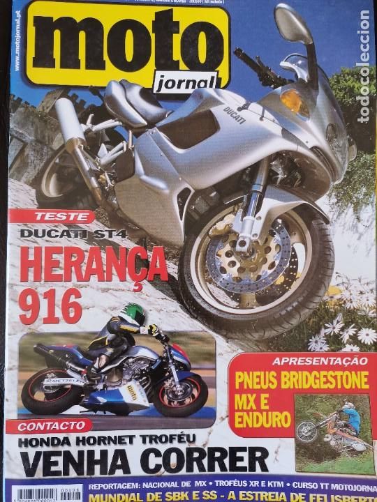 Automobili e Motociclette: 1999 REVISTA MOTO JORNAL - DUCATI ST4 916 - HONDA HORNET TROF&Eacute;O - MUNDIAL DE SBK Y SS