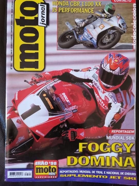 Automobili e Motociclette: 1999 REVISTA MOTO JORNAL - HONDA CBR 1100 XX - MUNDIAL SBK - SUPLEMENTO JET SKI