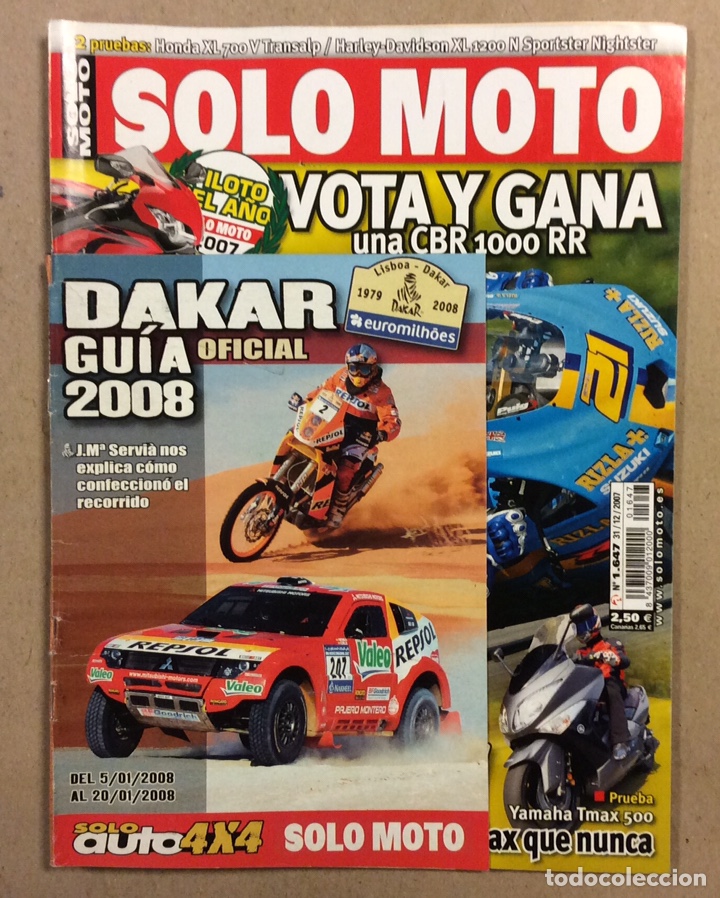 Automobili e Motociclette: SOLO MOTO N&deg; 1647 (2007). + EXTRA PAR&Iacute;S DAKAR. VER SUMARIO EN FOTOGRAF&Iacute;AS