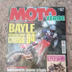 Coches y Motocicletas: REVISTA MOTO VERDE Nº 185 DICIEMBRE 1993