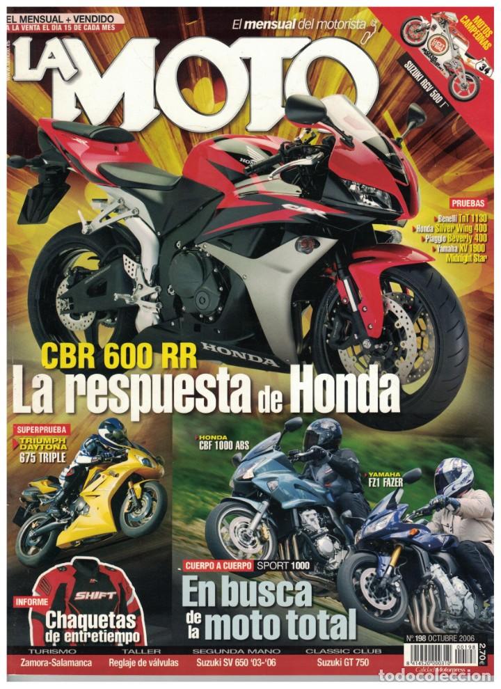 Automobili e Motociclette: (CA-018) - LA MOTO N&ordm; 198 - OCTUBRE 2006