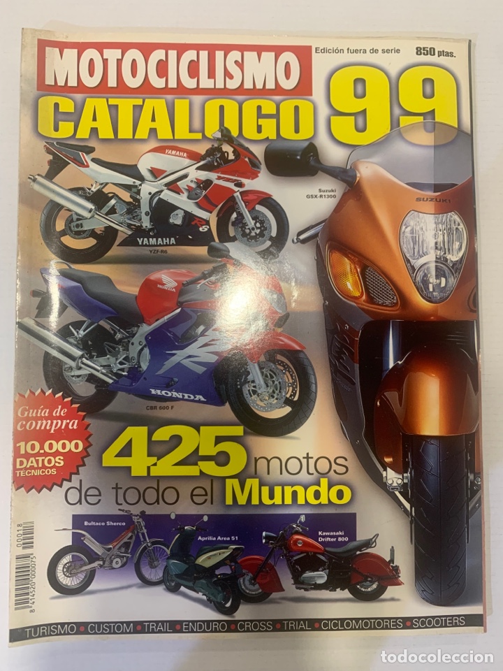 Automobili e Motociclette: Revista cat&aacute;logo motociclismo 99 de 1999
