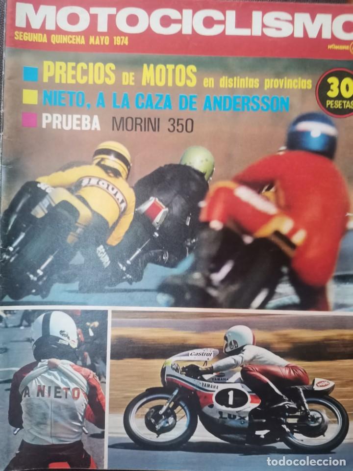 Autos und Motorr&auml;der: 1974 REVISTA MOTOCICLISMO - PRUEBA MORINI 350 - NIETO - PRECIOS DE MOTOS