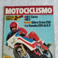 Coches y Motocicletas: MOTOCICLISMO. Nº 843. AÑO 1984. ESPECIAL BIMOTA HB3. KB2 CORSA. GILERA CROSS 250. MUNDIAL DE.. LEER