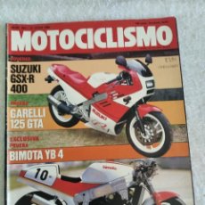 Coches y Motocicletas: MOTOCICLISMO. Nº 964. AÑO 1986. SUZUKI GSX-R 400. GARELLI 125 GTA. BIMOTA YB4. TRIAL SAN MAME.. LEER. Lote 402563784